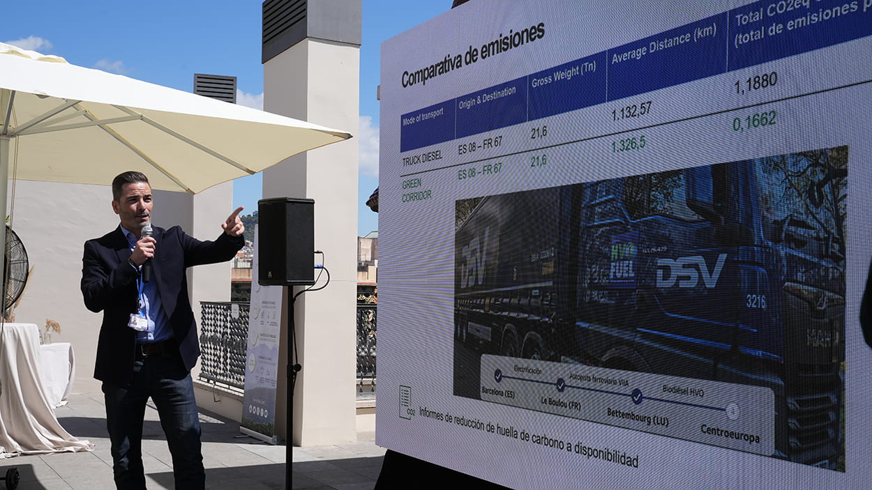 evento sostenibilidad corredor verde multimodal dsv